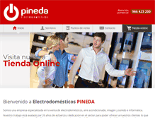 Tablet Screenshot of electrodomesticospineda.com